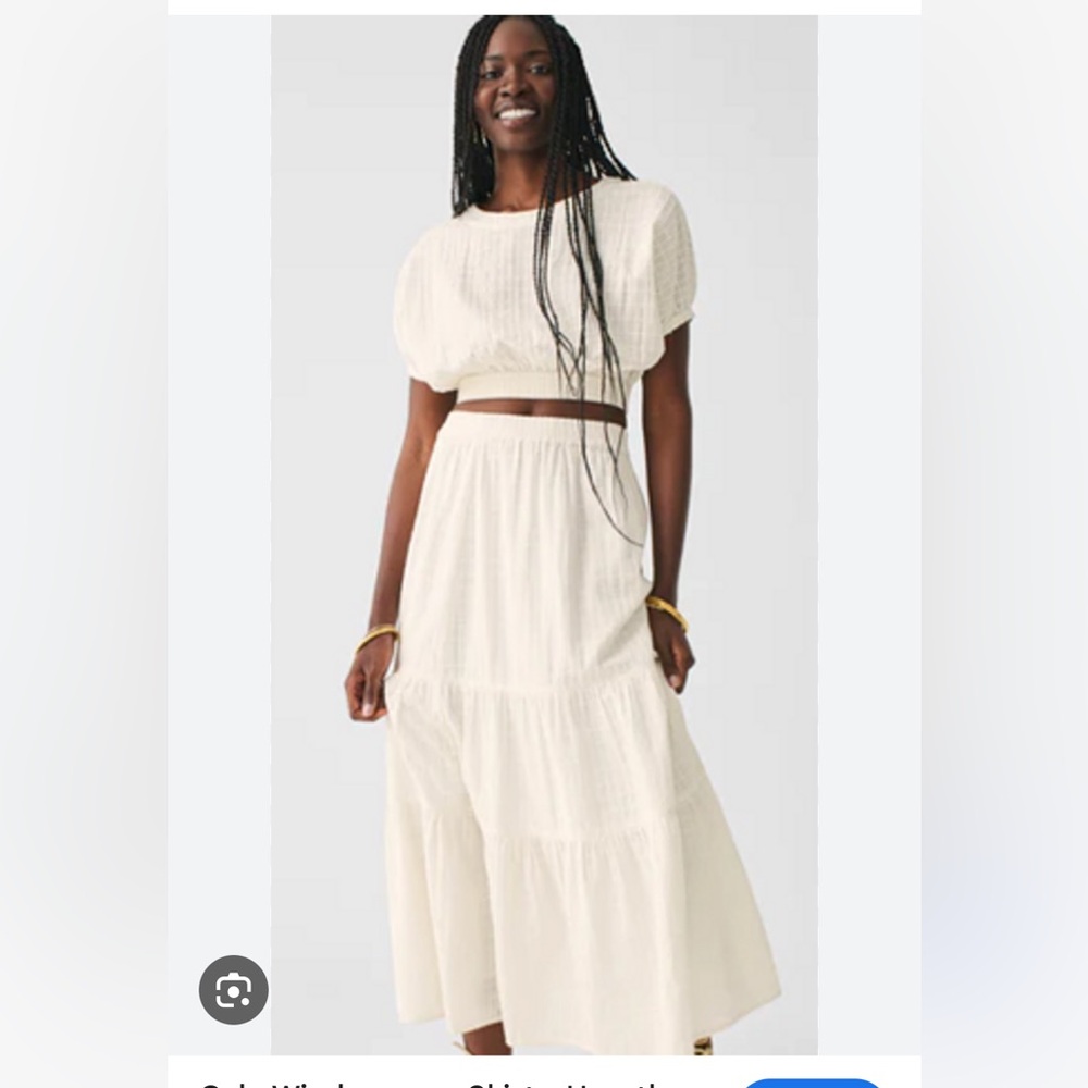 Faherty “Cala” windowpane two piece set